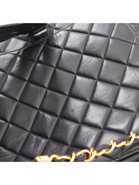 Chanel Backpack Quilted Black Lambskin main image 8